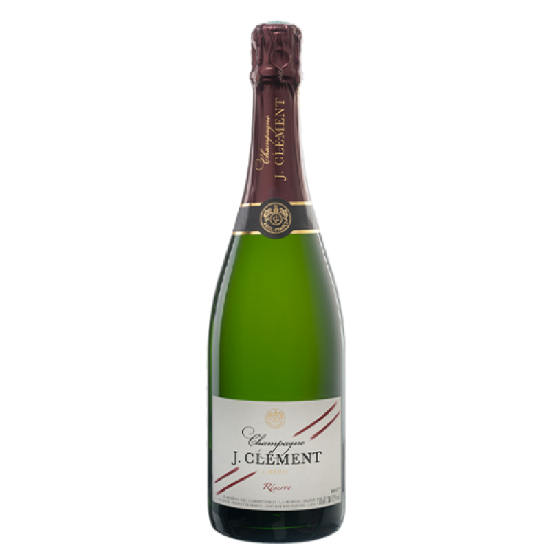 Champagne Brut Reserve . J. Clement