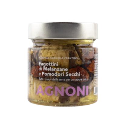 Fagottini di melanzane e pomodori secchi - Agnoni 210grammi